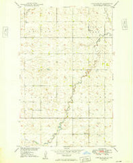 Granville NW North Dakota Historical topographic map, 1:24000 scale, 7.5 X 7.5 Minute, Year 1949