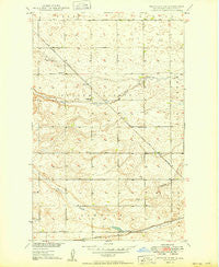 Granville SW North Dakota Historical topographic map, 1:24000 scale, 7.5 X 7.5 Minute, Year 1949
