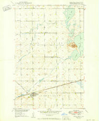 Granville North Dakota Historical topographic map, 1:24000 scale, 7.5 X 7.5 Minute, Year 1949
