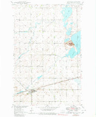 Granville North Dakota Historical topographic map, 1:24000 scale, 7.5 X 7.5 Minute, Year 1949