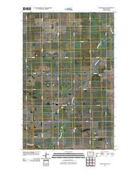 Granville NW North Dakota Historical topographic map, 1:24000 scale, 7.5 X 7.5 Minute, Year 2011