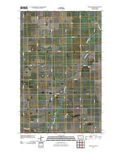 Granville NW North Dakota Historical topographic map, 1:24000 scale, 7.5 X 7.5 Minute, Year 2011