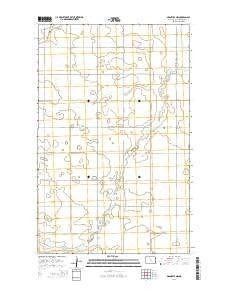 Granville NW North Dakota Current topographic map, 1:24000 scale, 7.5 X 7.5 Minute, Year 2014