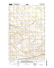 Granville SW North Dakota Current topographic map, 1:24000 scale, 7.5 X 7.5 Minute, Year 2014