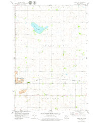 Grass Lake North Dakota Historical topographic map, 1:24000 scale, 7.5 X 7.5 Minute, Year 1979