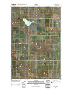 Grass Lake North Dakota Historical topographic map, 1:24000 scale, 7.5 X 7.5 Minute, Year 2011