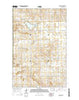 Grass Lake North Dakota Current topographic map, 1:24000 scale, 7.5 X 7.5 Minute, Year 2014