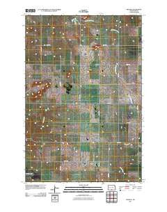 Grassna North Dakota Historical topographic map, 1:24000 scale, 7.5 X 7.5 Minute, Year 2011