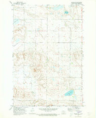 Grassna NE North Dakota Historical topographic map, 1:24000 scale, 7.5 X 7.5 Minute, Year 1971