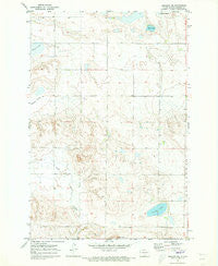 Grassna NE North Dakota Historical topographic map, 1:24000 scale, 7.5 X 7.5 Minute, Year 1971