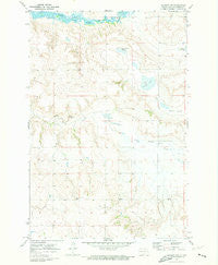 Grassna NW North Dakota Historical topographic map, 1:24000 scale, 7.5 X 7.5 Minute, Year 1971