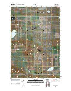 Grassna NE North Dakota Historical topographic map, 1:24000 scale, 7.5 X 7.5 Minute, Year 2011