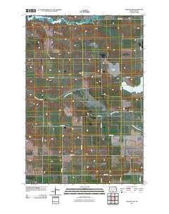 Grassna NW North Dakota Historical topographic map, 1:24000 scale, 7.5 X 7.5 Minute, Year 2011