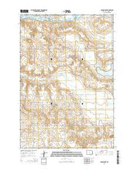 Grassna NW North Dakota Current topographic map, 1:24000 scale, 7.5 X 7.5 Minute, Year 2014