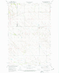Grassy Butte SE North Dakota Historical topographic map, 1:24000 scale, 7.5 X 7.5 Minute, Year 1974