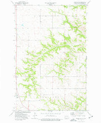 Grassy Butte North Dakota Historical topographic map, 1:24000 scale, 7.5 X 7.5 Minute, Year 1974