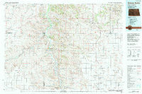 Grassy Butte North Dakota Historical topographic map, 1:100000 scale, 30 X 60 Minute, Year 1983