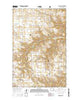 Grassy Butte North Dakota Current topographic map, 1:24000 scale, 7.5 X 7.5 Minute, Year 2014
