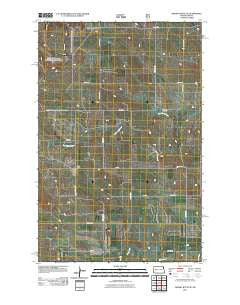 Grassy Butte SE North Dakota Historical topographic map, 1:24000 scale, 7.5 X 7.5 Minute, Year 2011