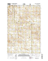 Grassy Butte SE North Dakota Current topographic map, 1:24000 scale, 7.5 X 7.5 Minute, Year 2014