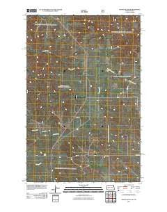 Grassy Butte SW North Dakota Historical topographic map, 1:24000 scale, 7.5 X 7.5 Minute, Year 2011