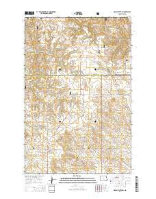 Grassy Butte SW North Dakota Current topographic map, 1:24000 scale, 7.5 X 7.5 Minute, Year 2014