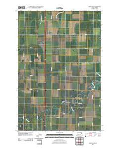 Great Bend North Dakota Historical topographic map, 1:24000 scale, 7.5 X 7.5 Minute, Year 2011