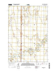 Great Bend North Dakota Current topographic map, 1:24000 scale, 7.5 X 7.5 Minute, Year 2014