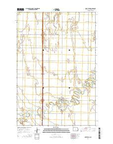Great Bend North Dakota Current topographic map, 1:24000 scale, 7.5 X 7.5 Minute, Year 2014