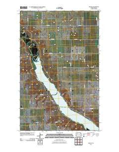 Greene North Dakota Historical topographic map, 1:24000 scale, 7.5 X 7.5 Minute, Year 2011