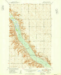Greene North Dakota Historical topographic map, 1:24000 scale, 7.5 X 7.5 Minute, Year 1949