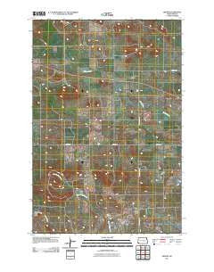Griffin North Dakota Historical topographic map, 1:24000 scale, 7.5 X 7.5 Minute, Year 2011