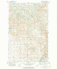 Grubb Lake North Dakota Historical topographic map, 1:24000 scale, 7.5 X 7.5 Minute, Year 1974