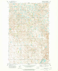 Grubb Lake North Dakota Historical topographic map, 1:24000 scale, 7.5 X 7.5 Minute, Year 1974