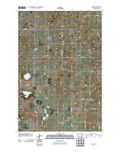 Guyson North Dakota Historical topographic map, 1:24000 scale, 7.5 X 7.5 Minute, Year 2011