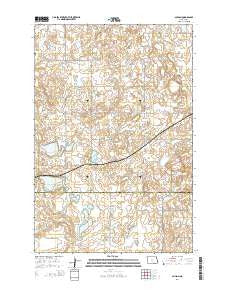 Guyson North Dakota Current topographic map, 1:24000 scale, 7.5 X 7.5 Minute, Year 2014
