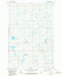 Guyson North Dakota Historical topographic map, 1:24000 scale, 7.5 X 7.5 Minute, Year 1982