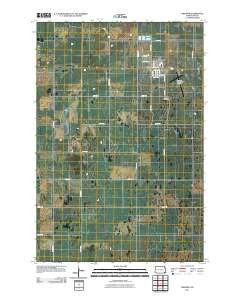 Gwinner North Dakota Historical topographic map, 1:24000 scale, 7.5 X 7.5 Minute, Year 2011