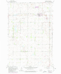 Gwinner North Dakota Historical topographic map, 1:24000 scale, 7.5 X 7.5 Minute, Year 1962