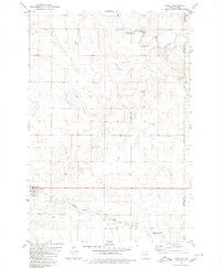 Hague North Dakota Historical topographic map, 1:24000 scale, 7.5 X 7.5 Minute, Year 1980
