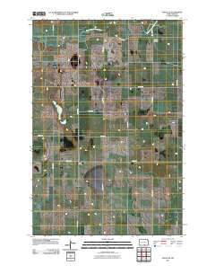 Hague SE North Dakota Historical topographic map, 1:24000 scale, 7.5 X 7.5 Minute, Year 2011