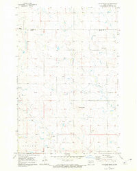 Hailstone Butte North Dakota Historical topographic map, 1:24000 scale, 7.5 X 7.5 Minute, Year 1970