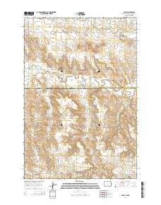 Haley North Dakota Current topographic map, 1:24000 scale, 7.5 X 7.5 Minute, Year 2014