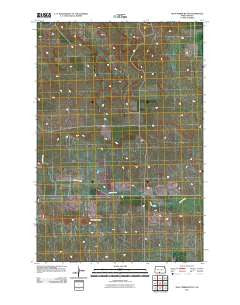 Half Timber Butte North Dakota Historical topographic map, 1:24000 scale, 7.5 X 7.5 Minute, Year 2011