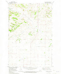 Halliday NE North Dakota Historical topographic map, 1:24000 scale, 7.5 X 7.5 Minute, Year 1970