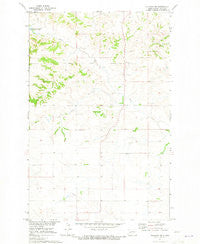 Halliday NE North Dakota Historical topographic map, 1:24000 scale, 7.5 X 7.5 Minute, Year 1970