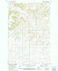 Halliday NE North Dakota Historical topographic map, 1:24000 scale, 7.5 X 7.5 Minute, Year 1970