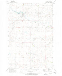Halliday North Dakota Historical topographic map, 1:24000 scale, 7.5 X 7.5 Minute, Year 1973