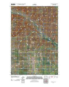 Halliday NE North Dakota Historical topographic map, 1:24000 scale, 7.5 X 7.5 Minute, Year 2011