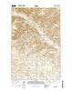 Halliday NE North Dakota Current topographic map, 1:24000 scale, 7.5 X 7.5 Minute, Year 2014